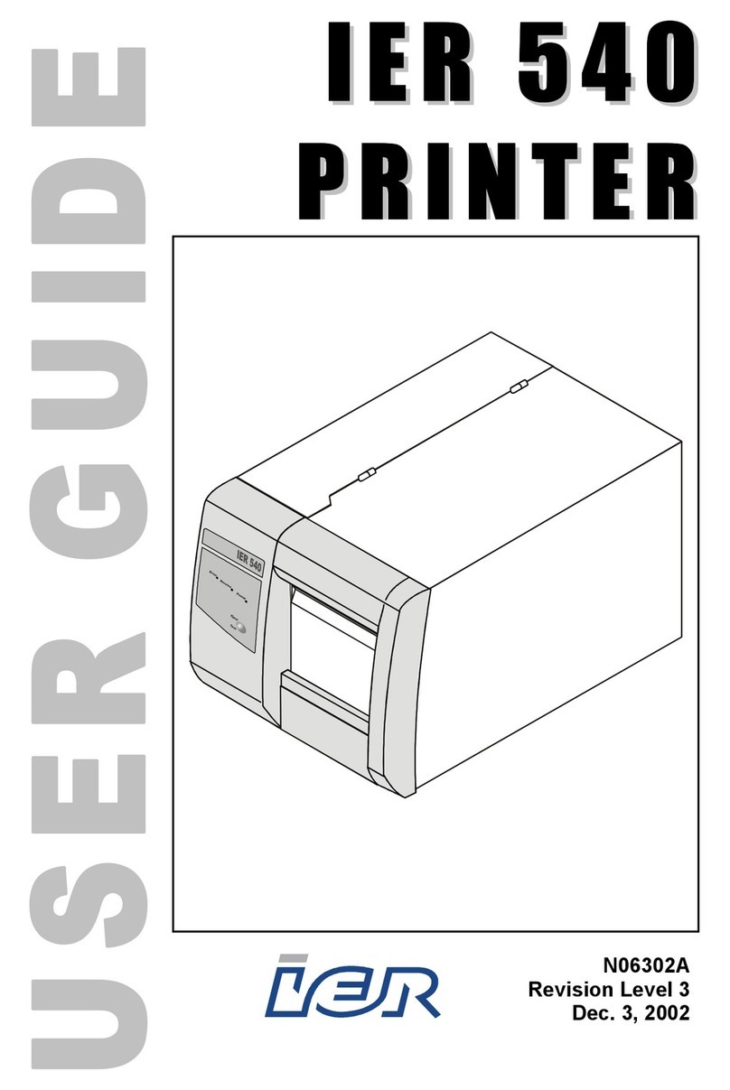 Ier 540 User manual
