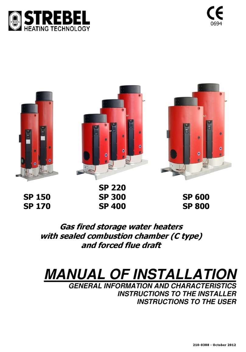 Strebel SP 150 installation manual