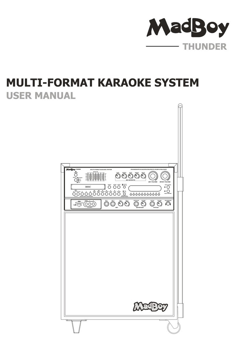 MadBoy Thunder User manual