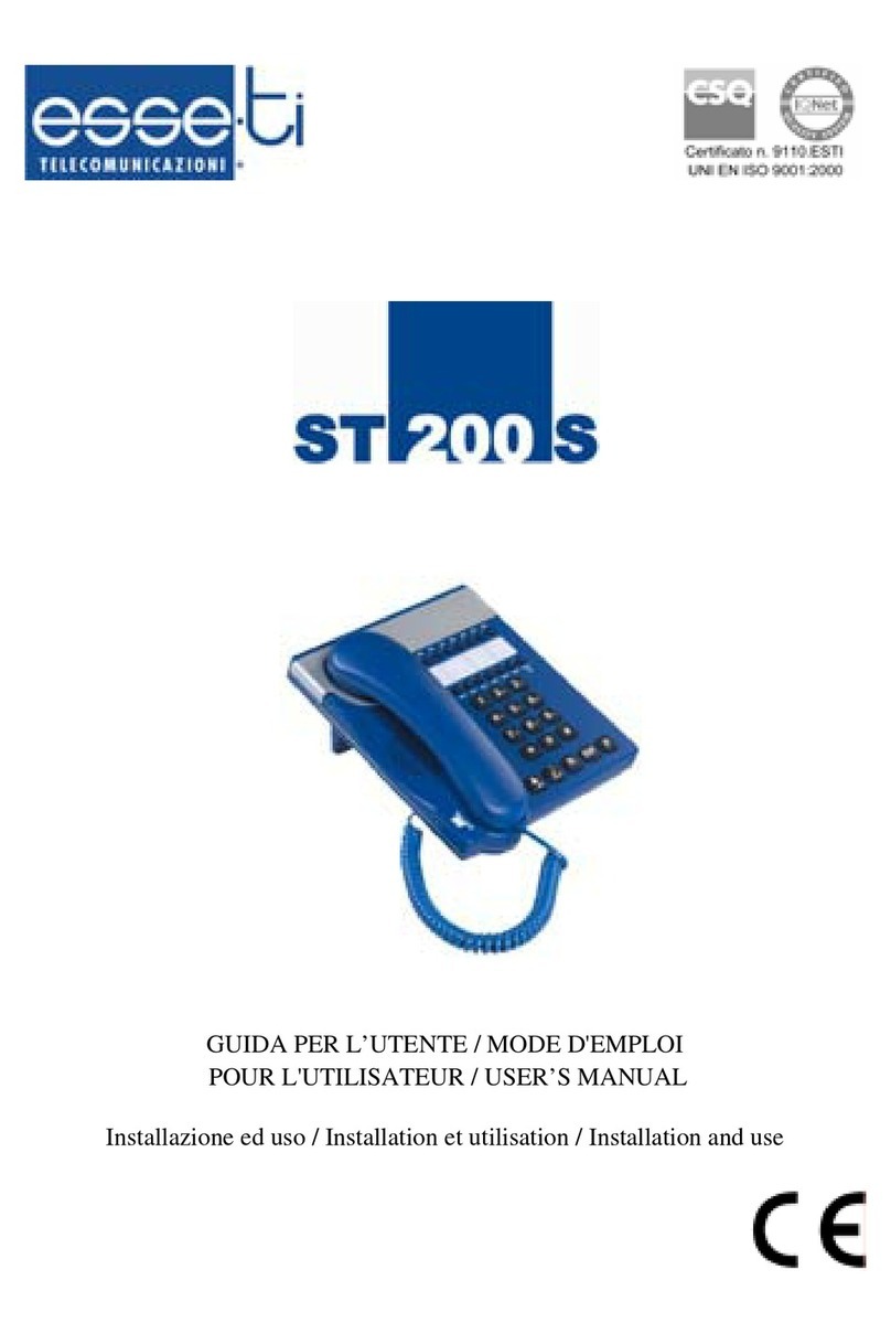 Esse-ti st200-s user manual