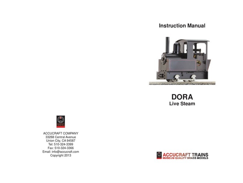 Accucraft Dora instruction manual