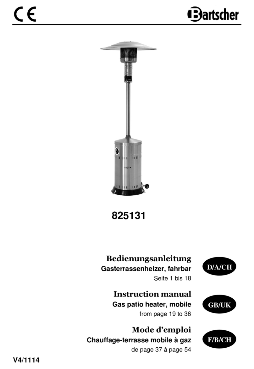 Bartscher 825131 instruction manual