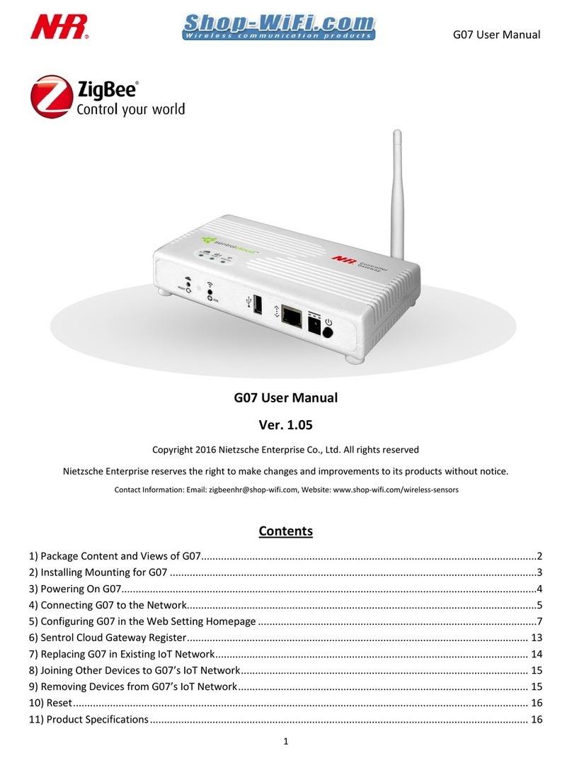 ZIGBEE G07 user manual