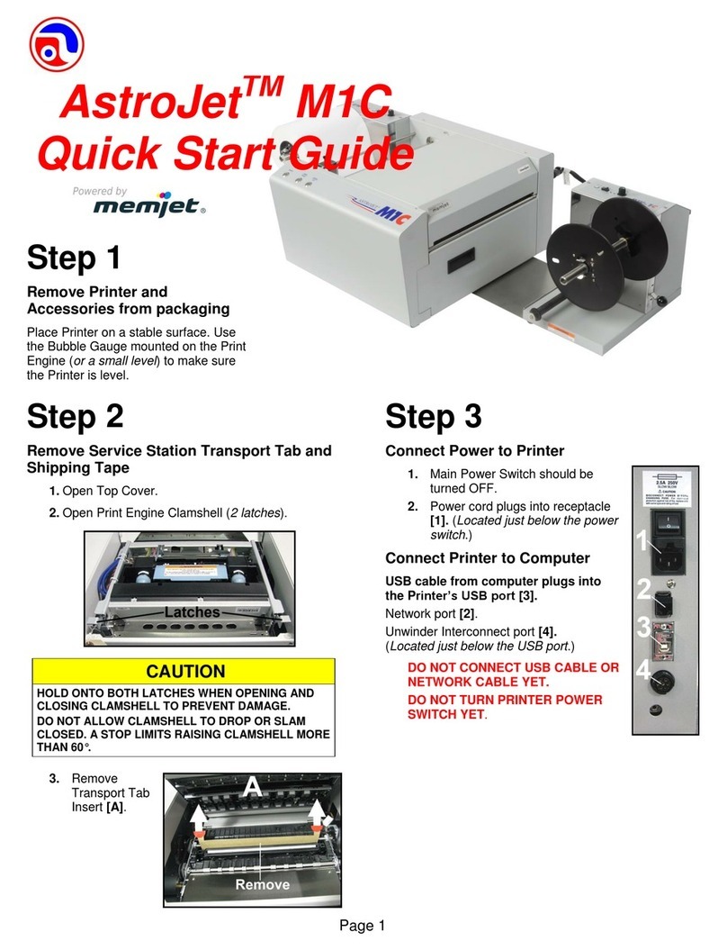 Astro Machine AstroJet M1C User manual