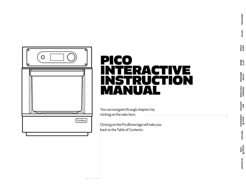 PicoBrew PICO instruction manual