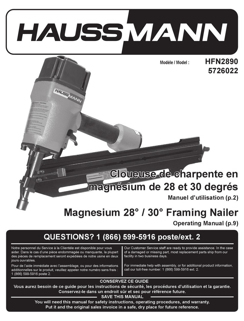 Haussmann HFN2890 operating manual