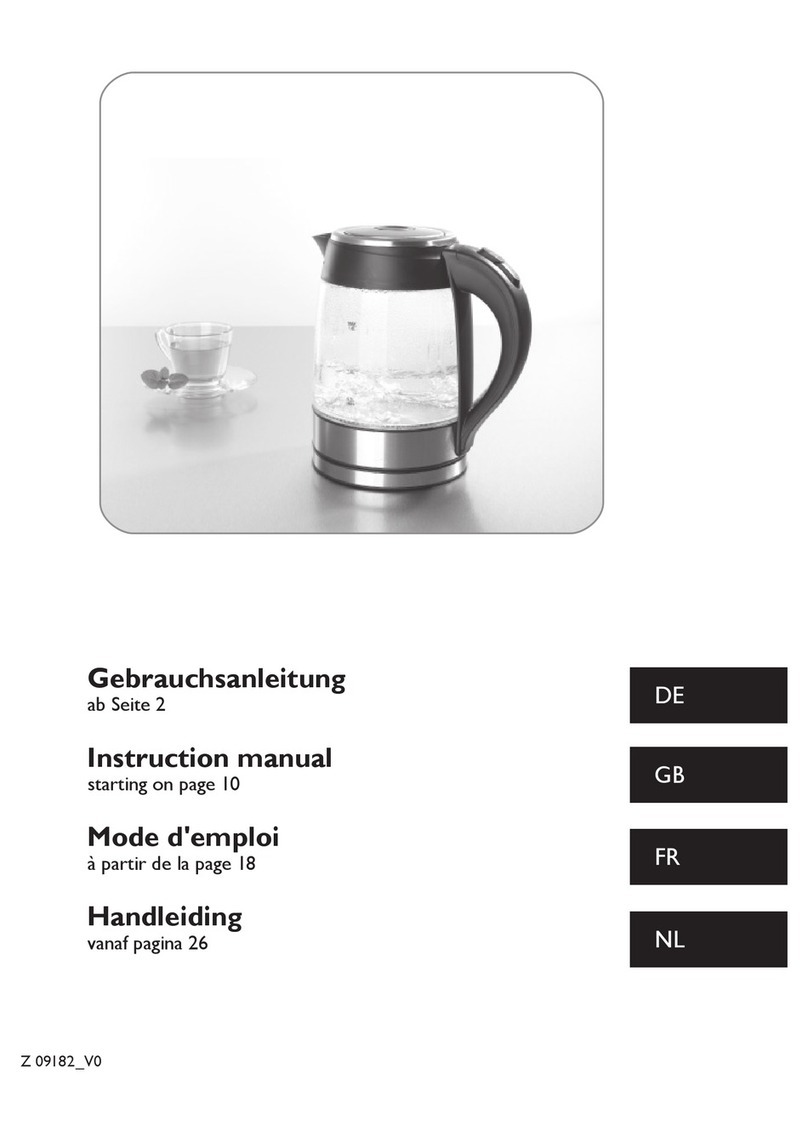 gourmetmaxx HHB1752 instruction manual