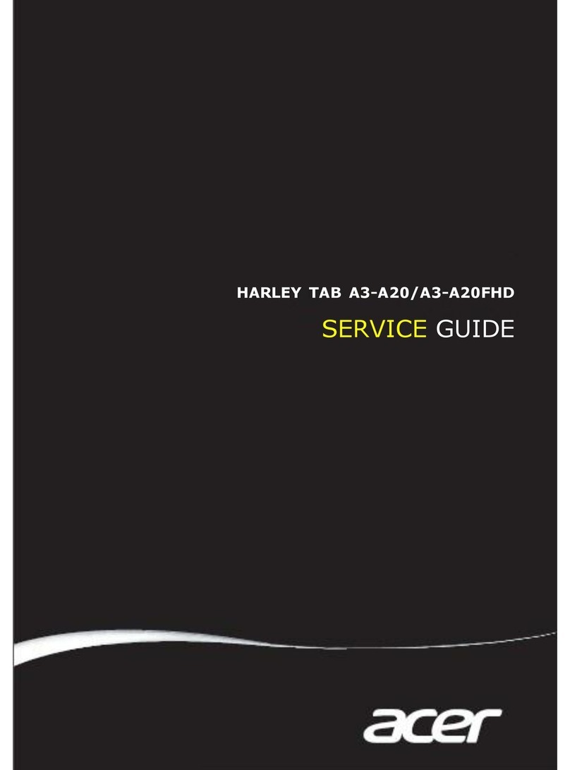 Acer HARLEY TAB A3-A20 Service guide