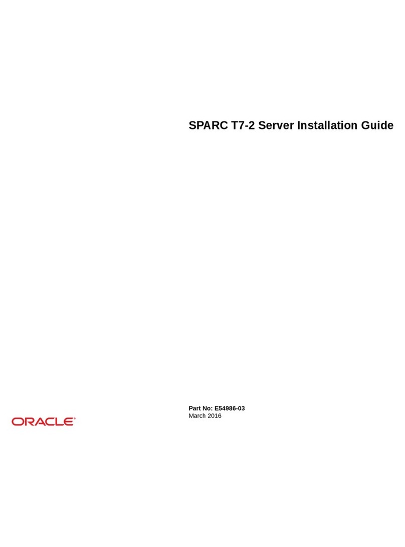 Oracle SPARC T7-2 installation guide