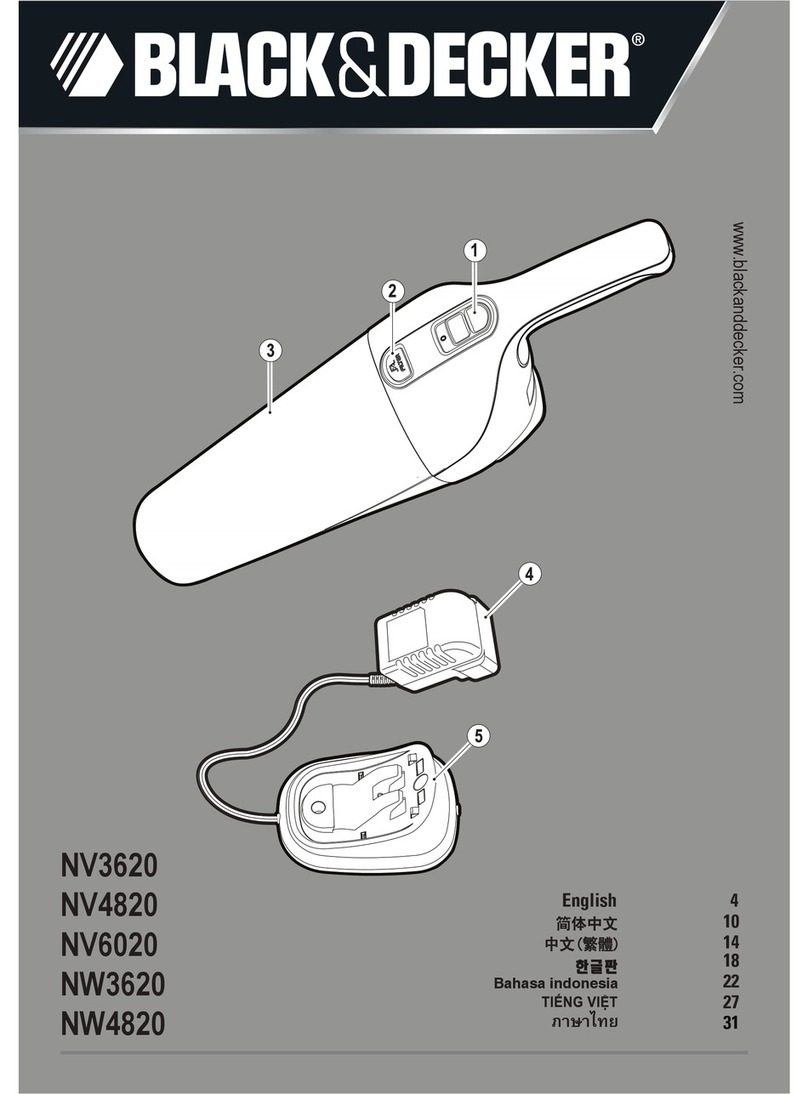 Black & Decker NV3620 User manual