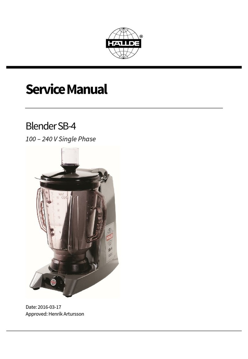Hallde SB-4 Service manual