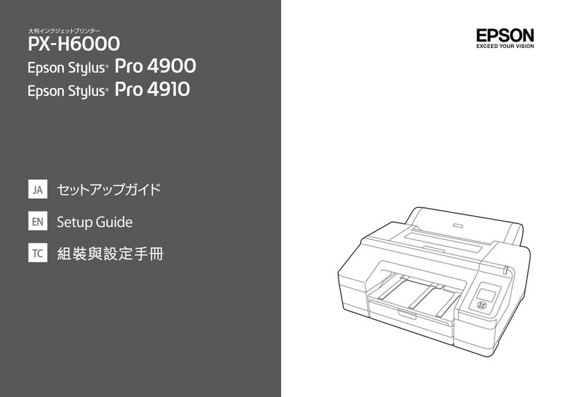 Epson Stylus Pro 4900 User manual