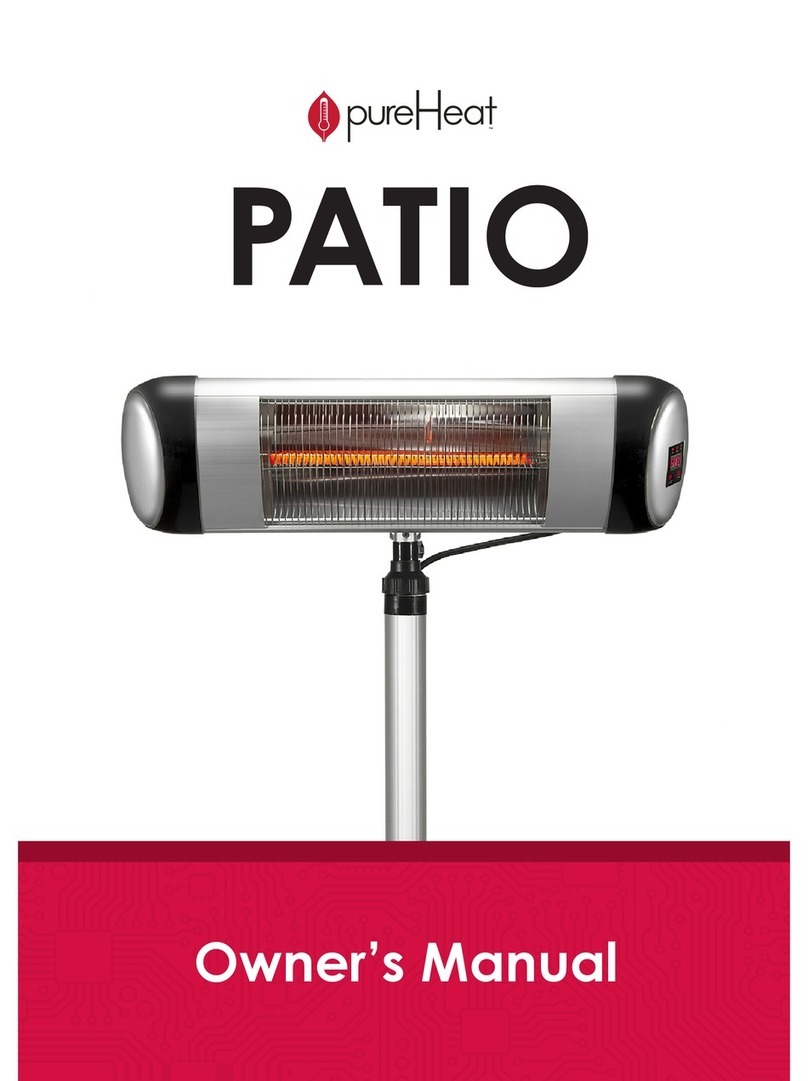 pureHeat PATIO owner's manual
