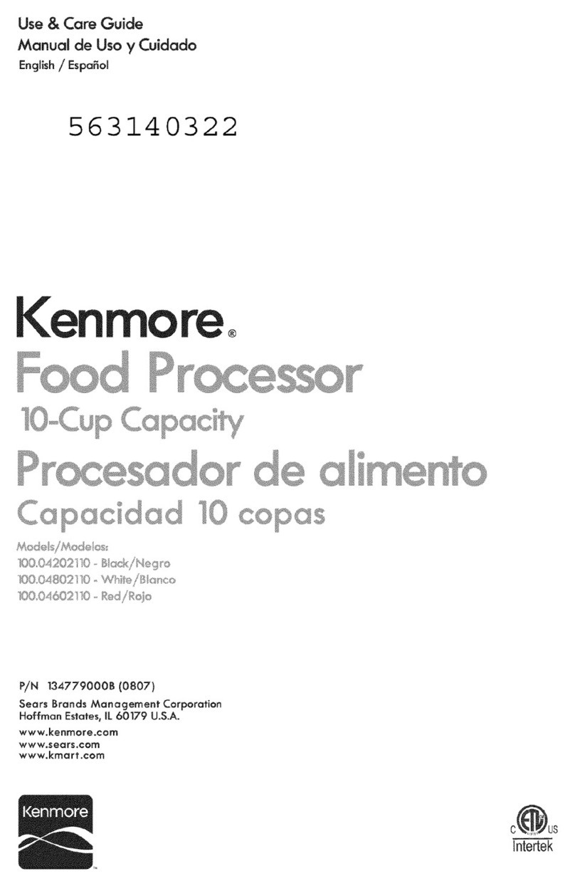 Kenmore 100.04202110 User manual