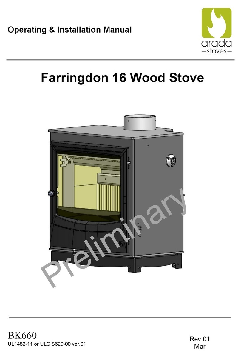 ARRADA Farringdon 16 Operating & installation manual