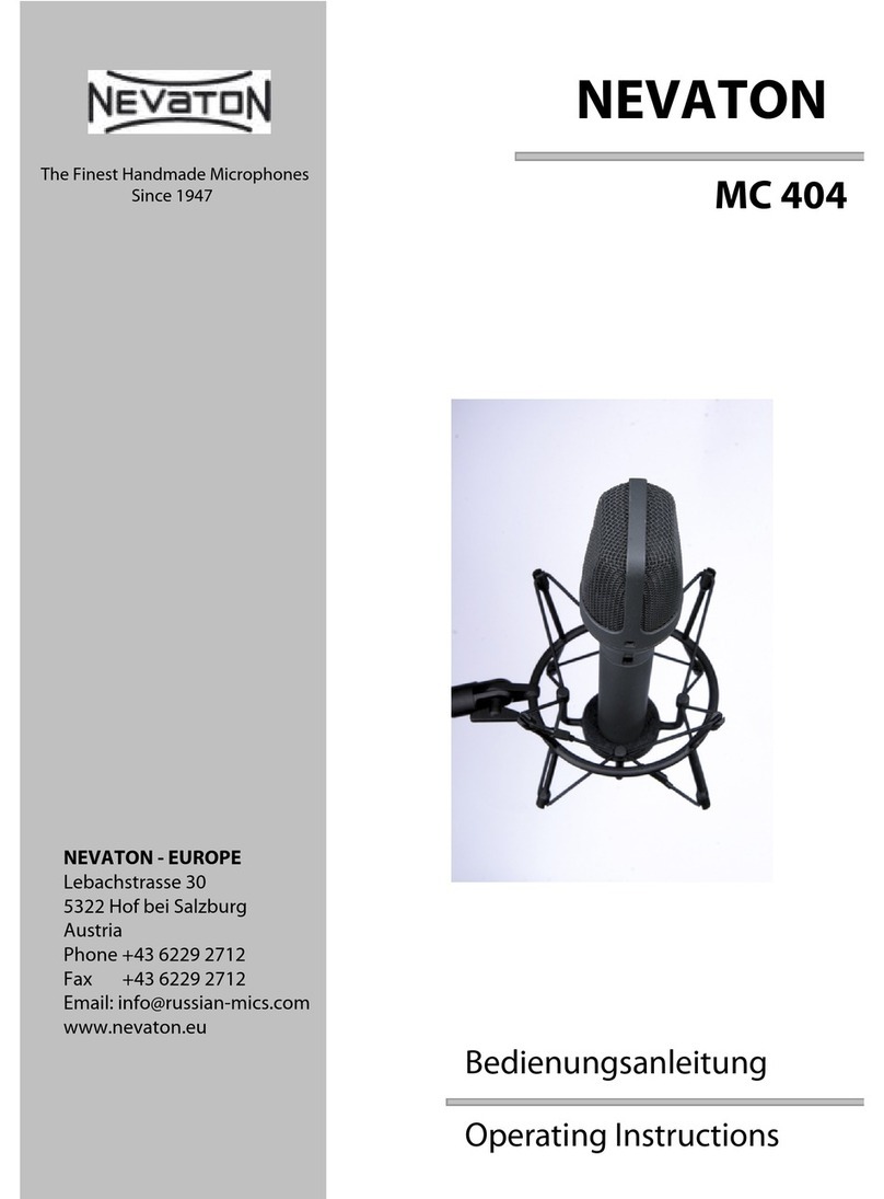 NEVATON MC 404 operating instructions