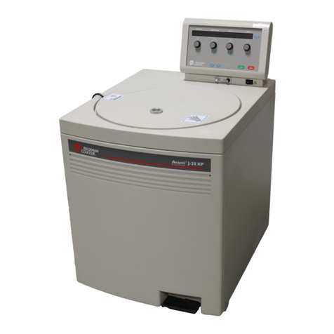 Beckman Coulter Avanti J-20 XP instruction manual