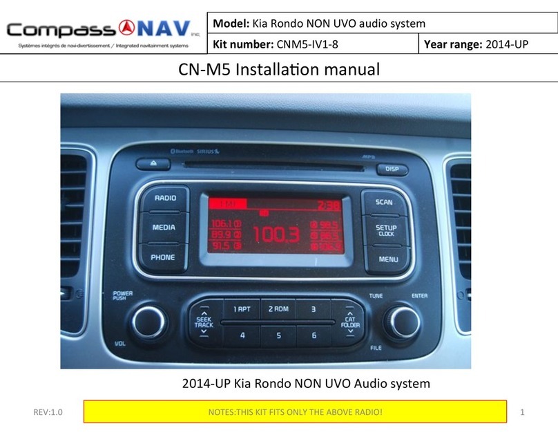 Compass Nav CN-M5 installation manual