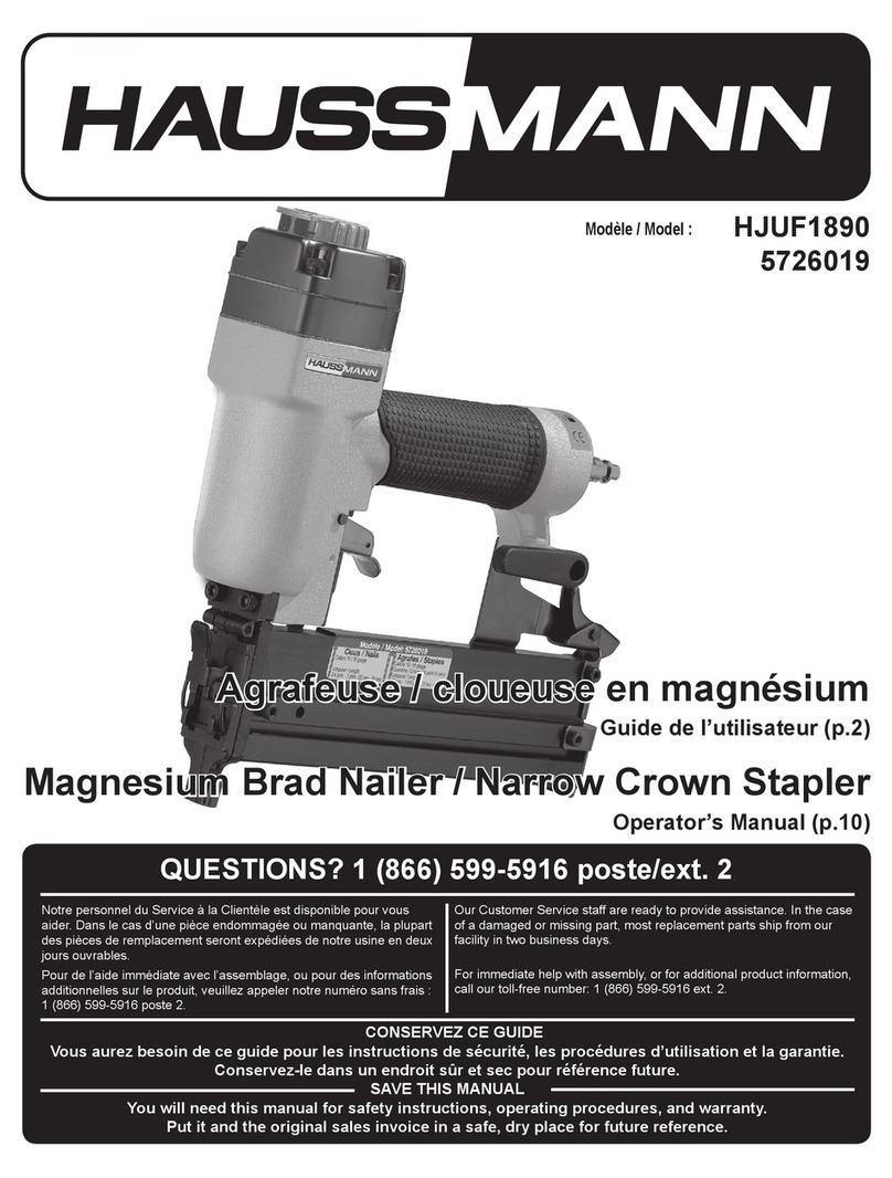Haussmann HJUF1890 Operator's manual