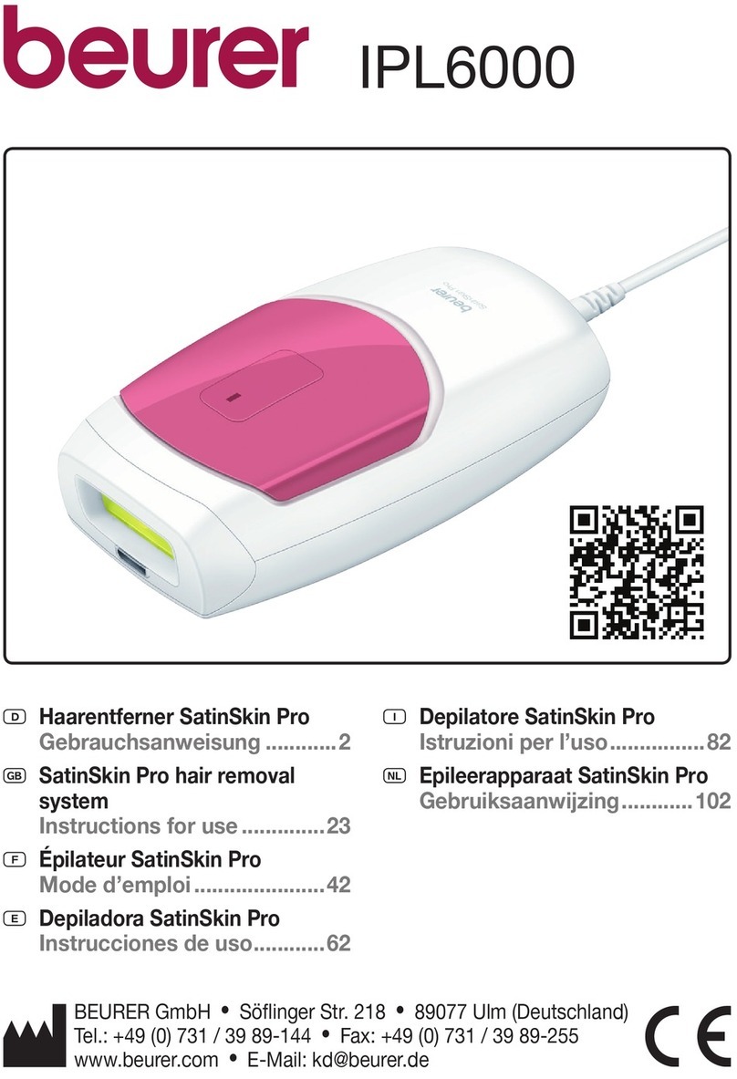 Beurer IPL6000 User manual