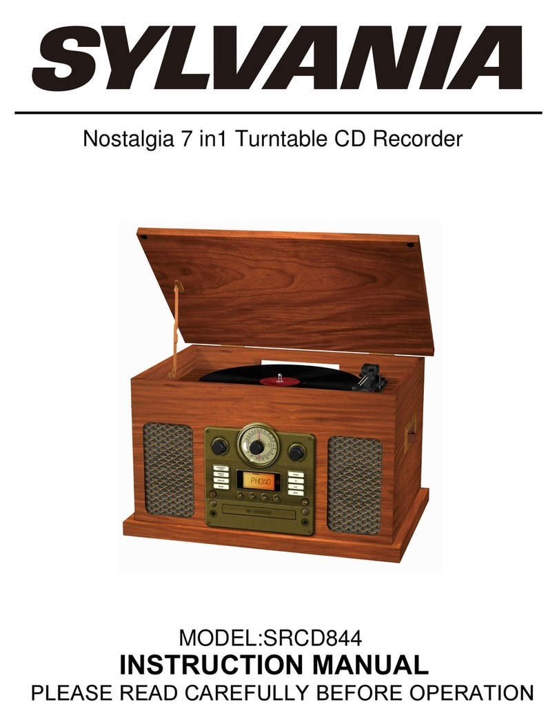Sylvania SRCD844 User manual