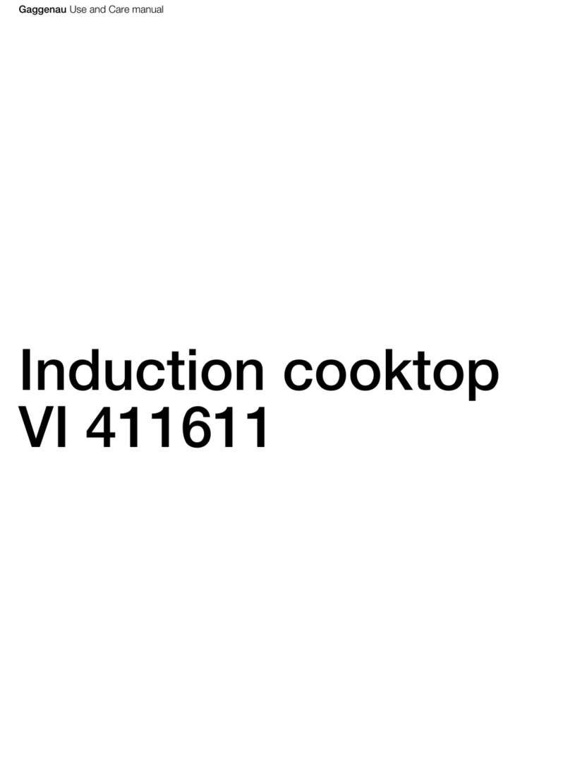 Gaggenau VI 411611 User manual