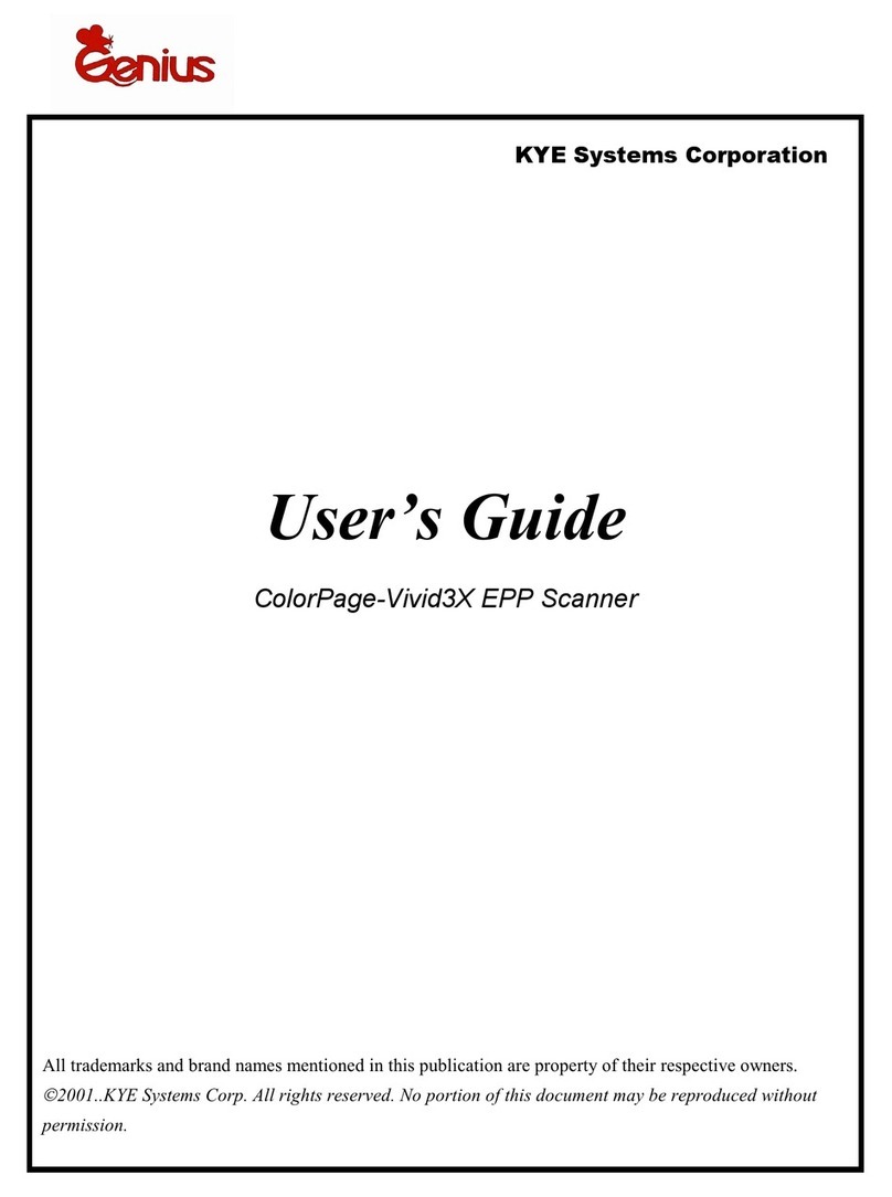 Genius COLORPAGE-VIVID3X EPP User manual