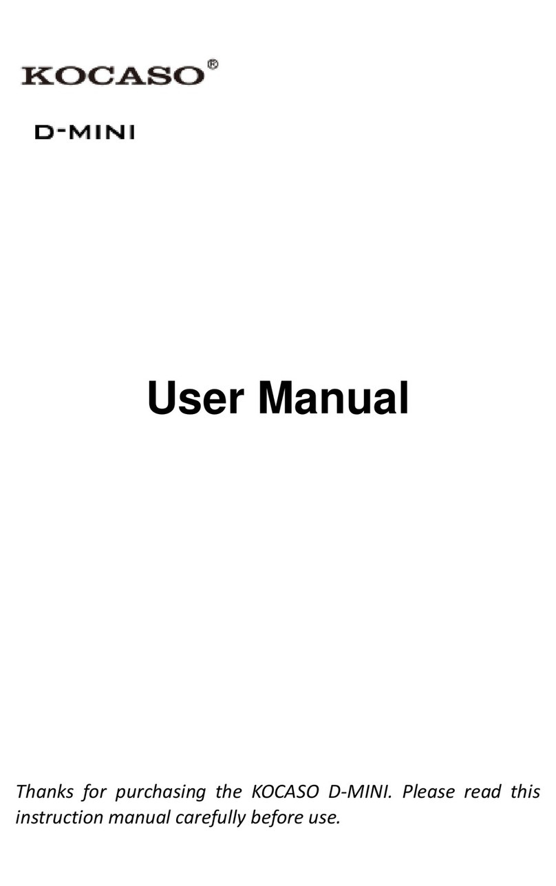 KOCASO D-MINI User manual
