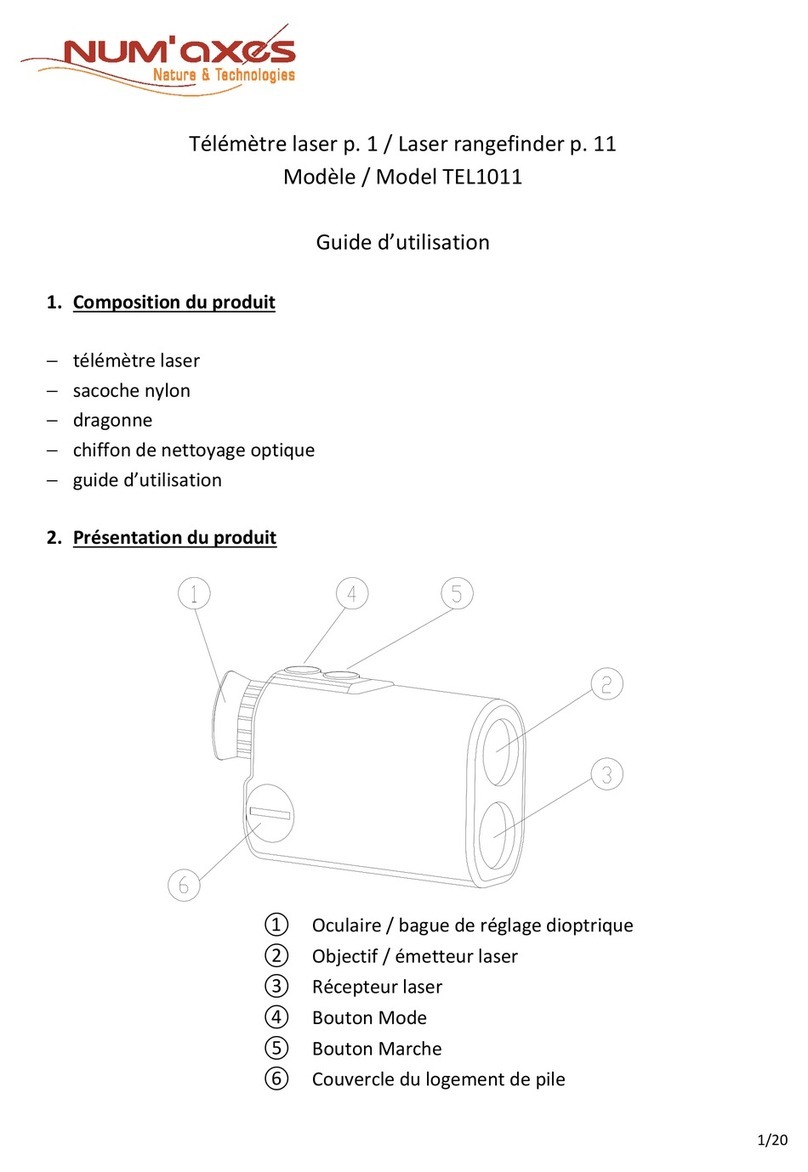 Num'axes TEL1011 User manual
