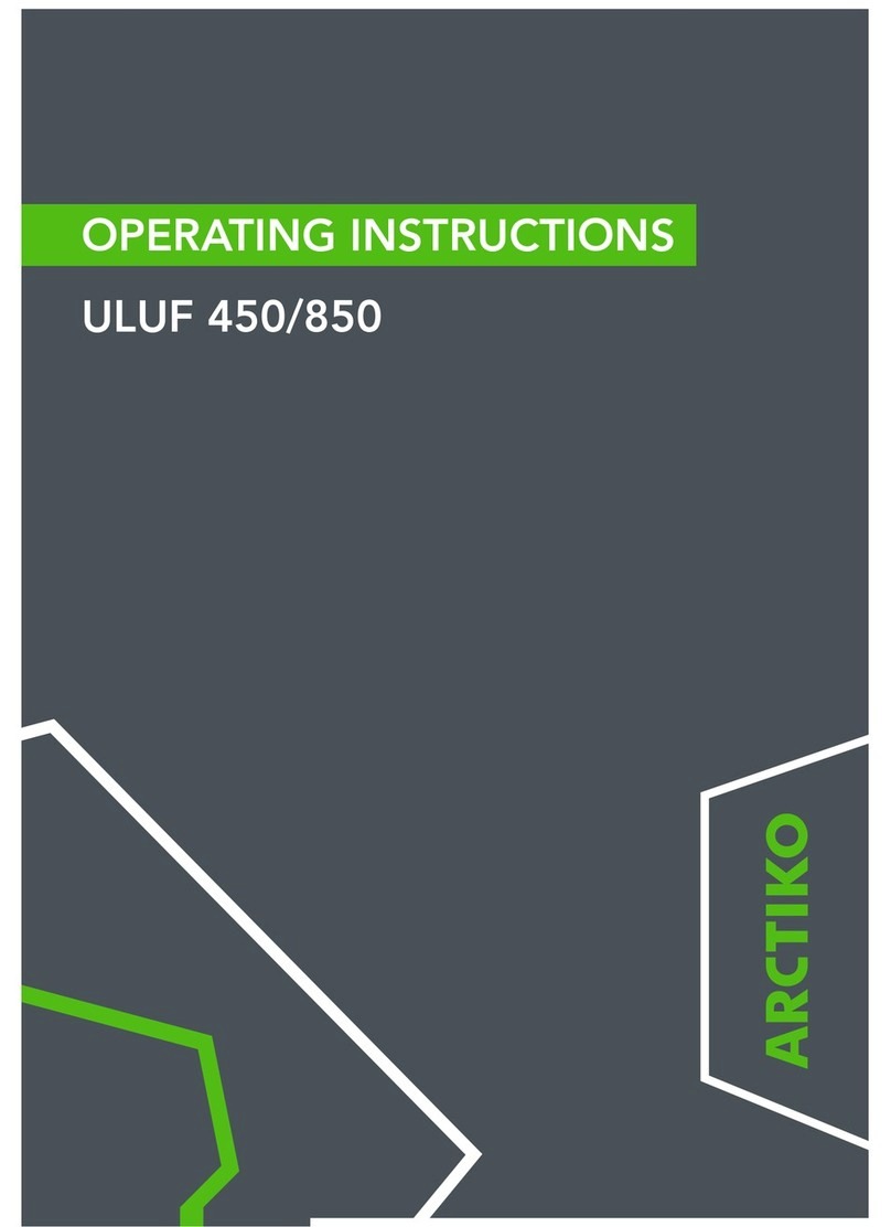ARCTICO ULUF 450 operating instructions