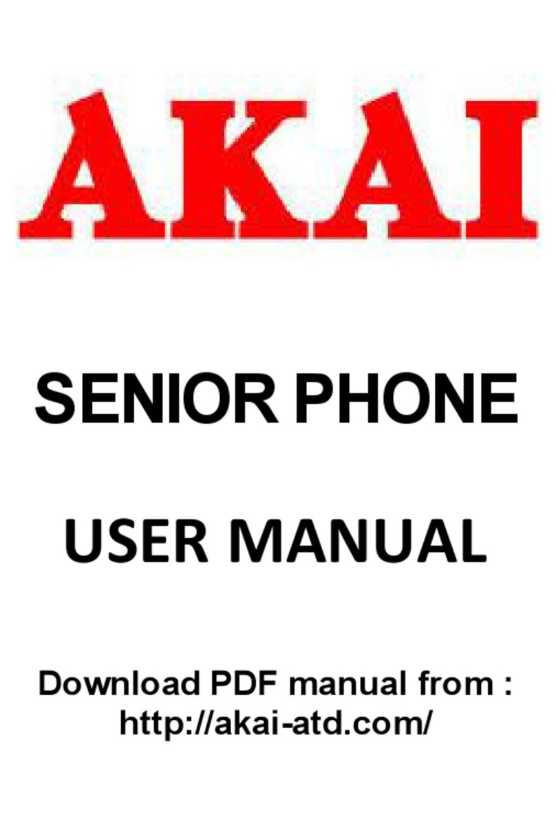 Akai Senior Phone User manual