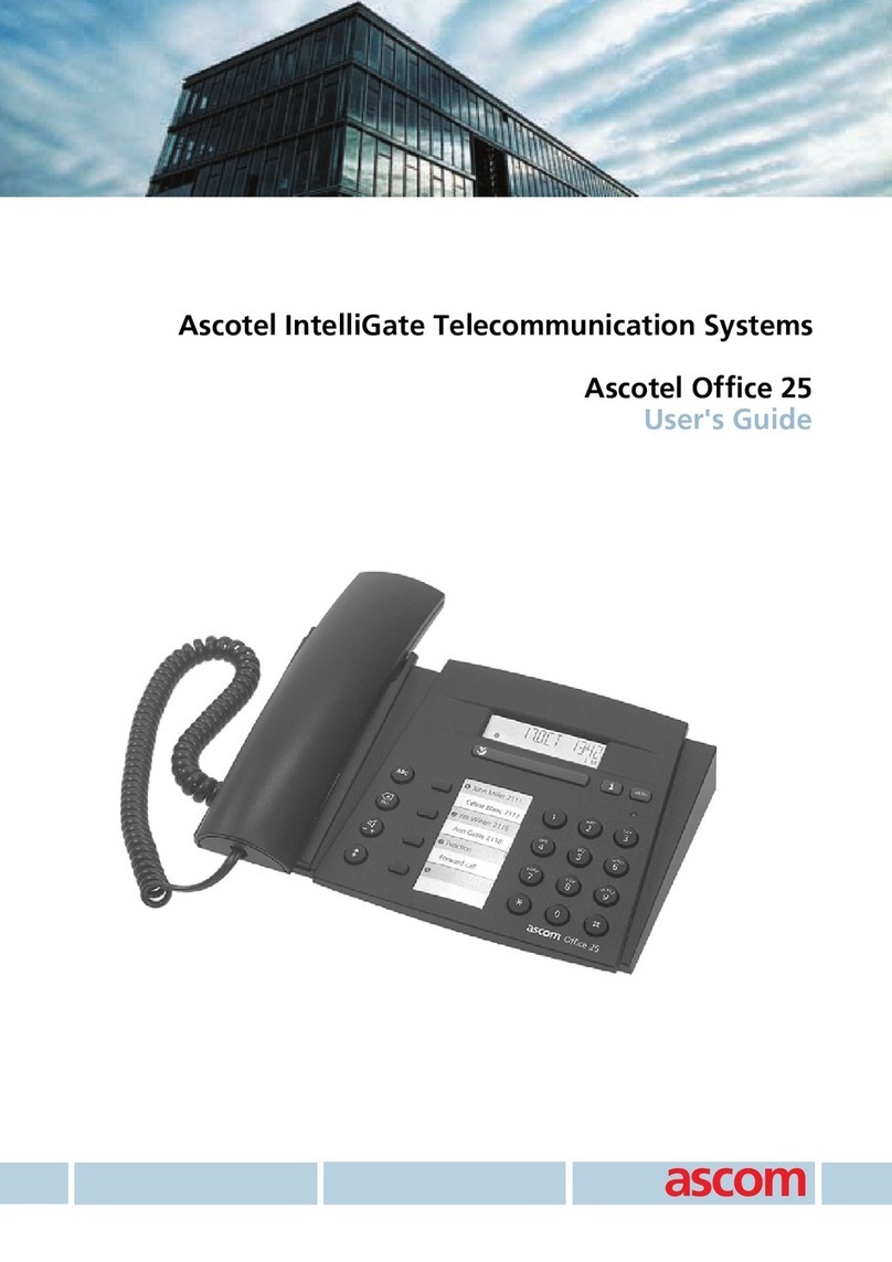 ASCOM Ascotel Office 25 User manual