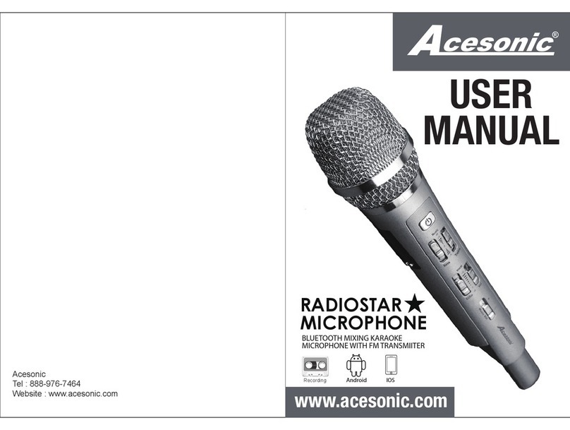 Acesonic RADIOSTAR user manual