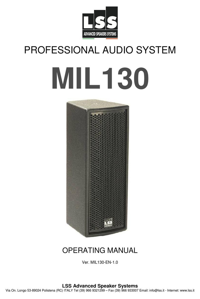 LSS MIL130 User manual