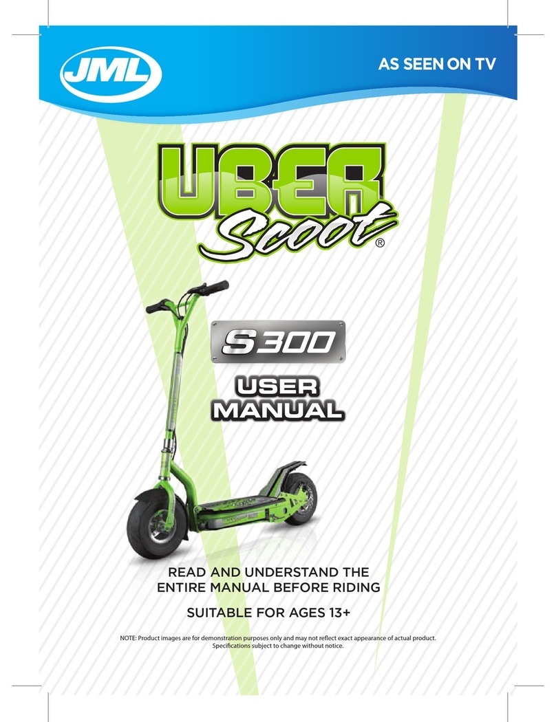 JML uber scoot S300 user manual