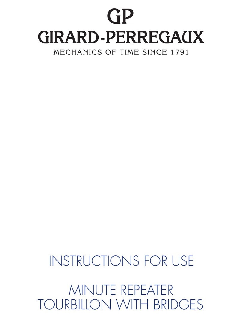 Girard-Perregaux Minute Repeater Tourbillon with Bridges User manual