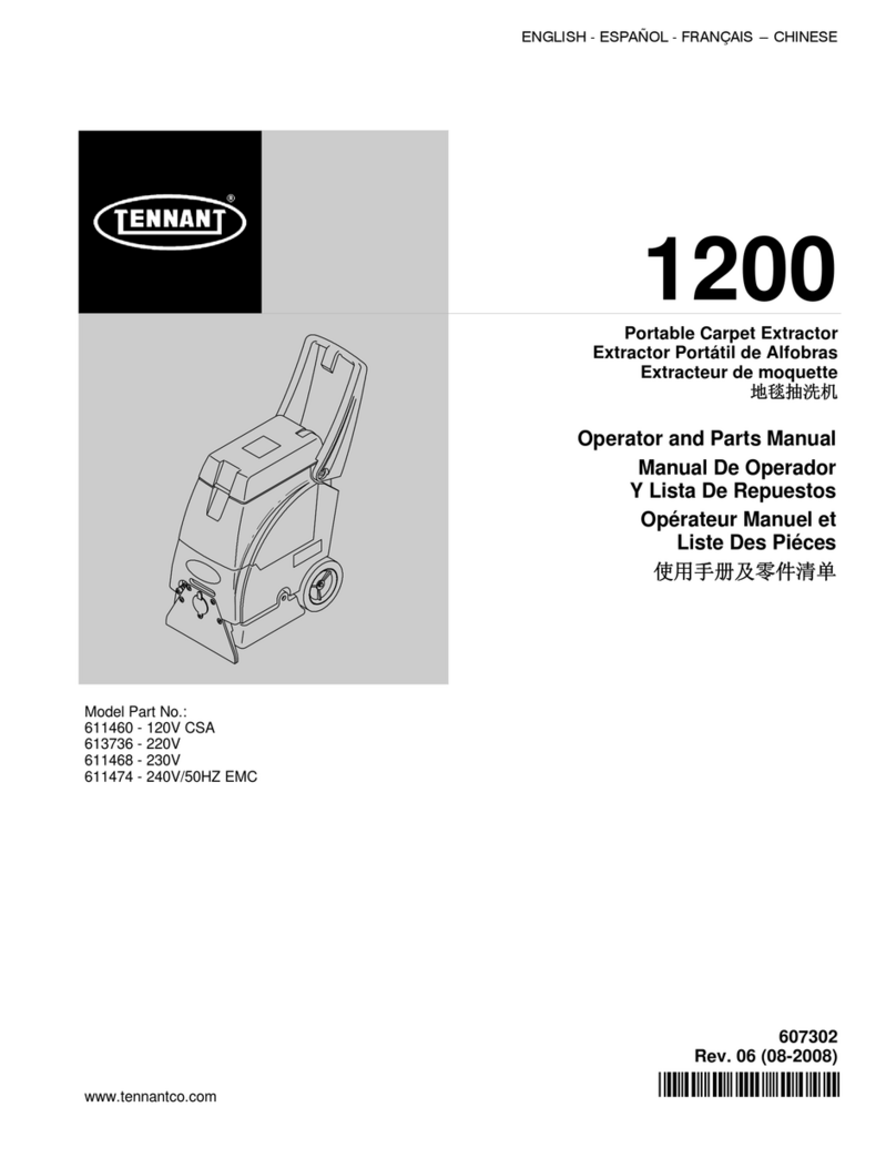 Tennant 1200 Product manual