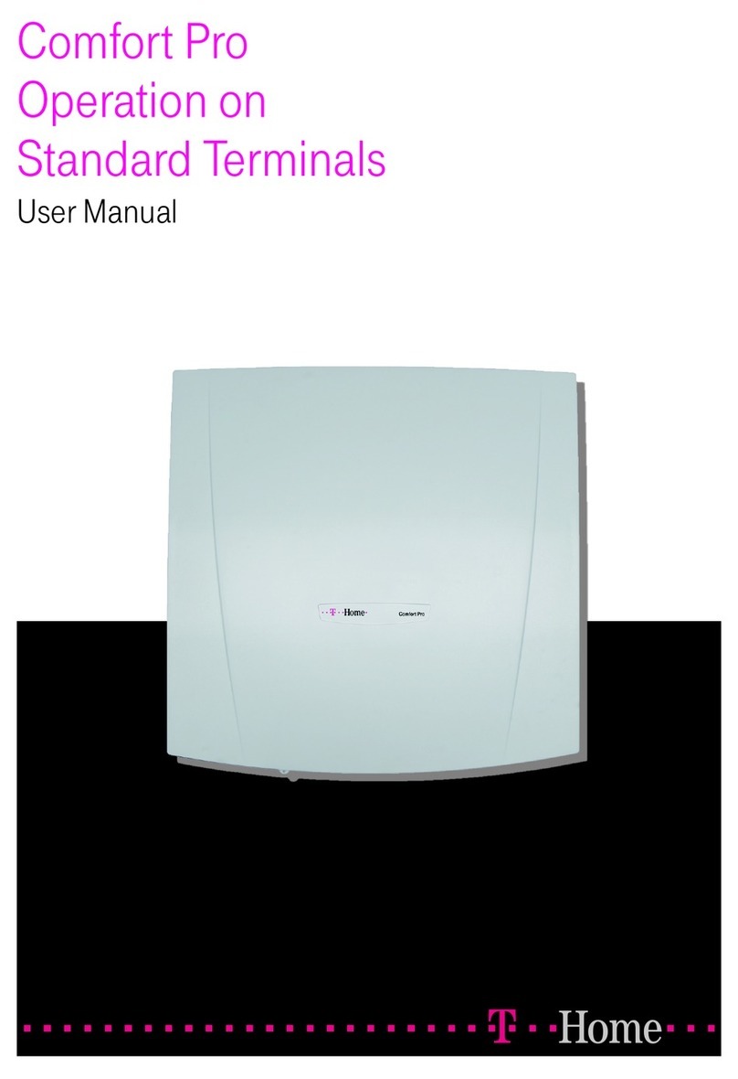 T-Home Comfort Pro user manual