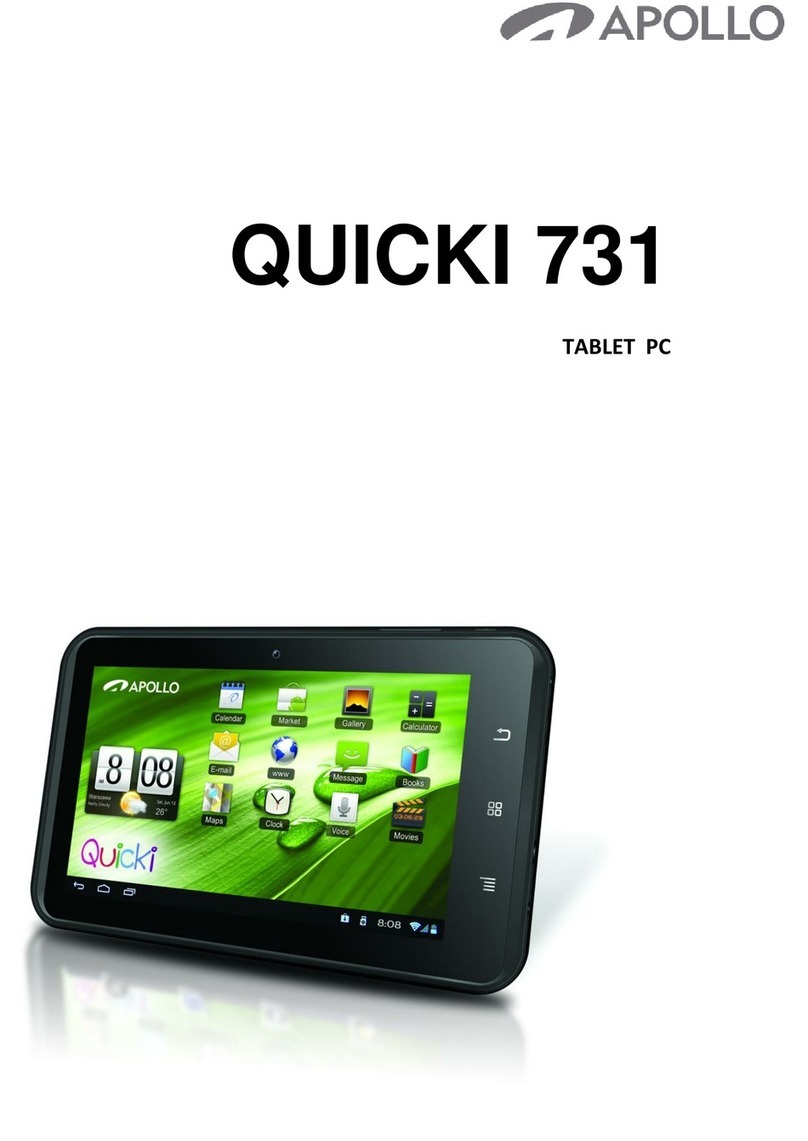Apollo QUICKI 731 instruction manual