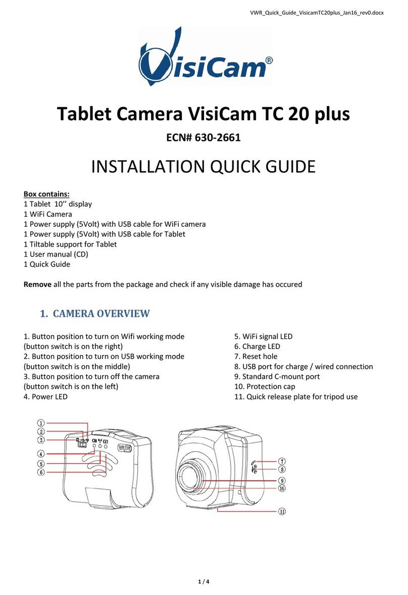 VISICAM TC 20 plus User guide