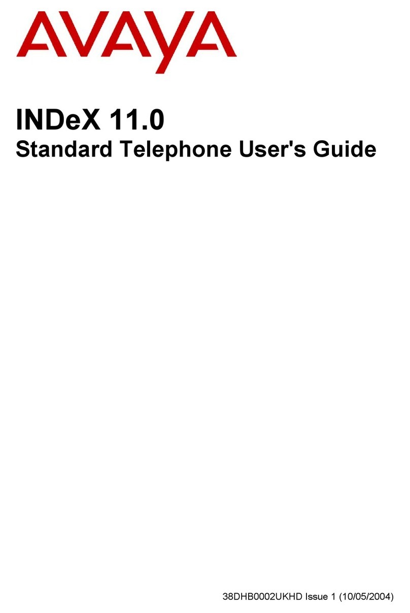 Avaya INDeX 11.0 User manual