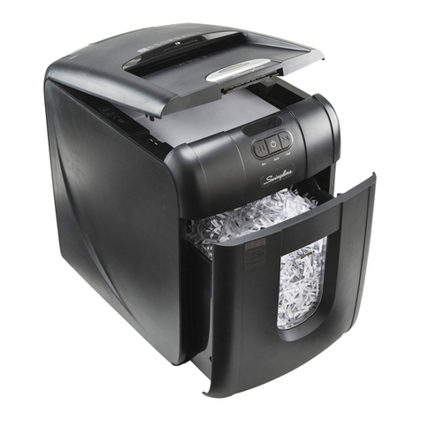 Swingline STACK-AND-SHRED 100X User manual