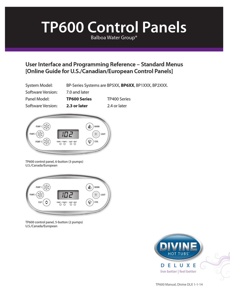 Balboa Water Group TP600 user guide