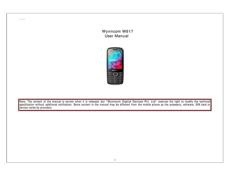 Wynncom W617 User manual