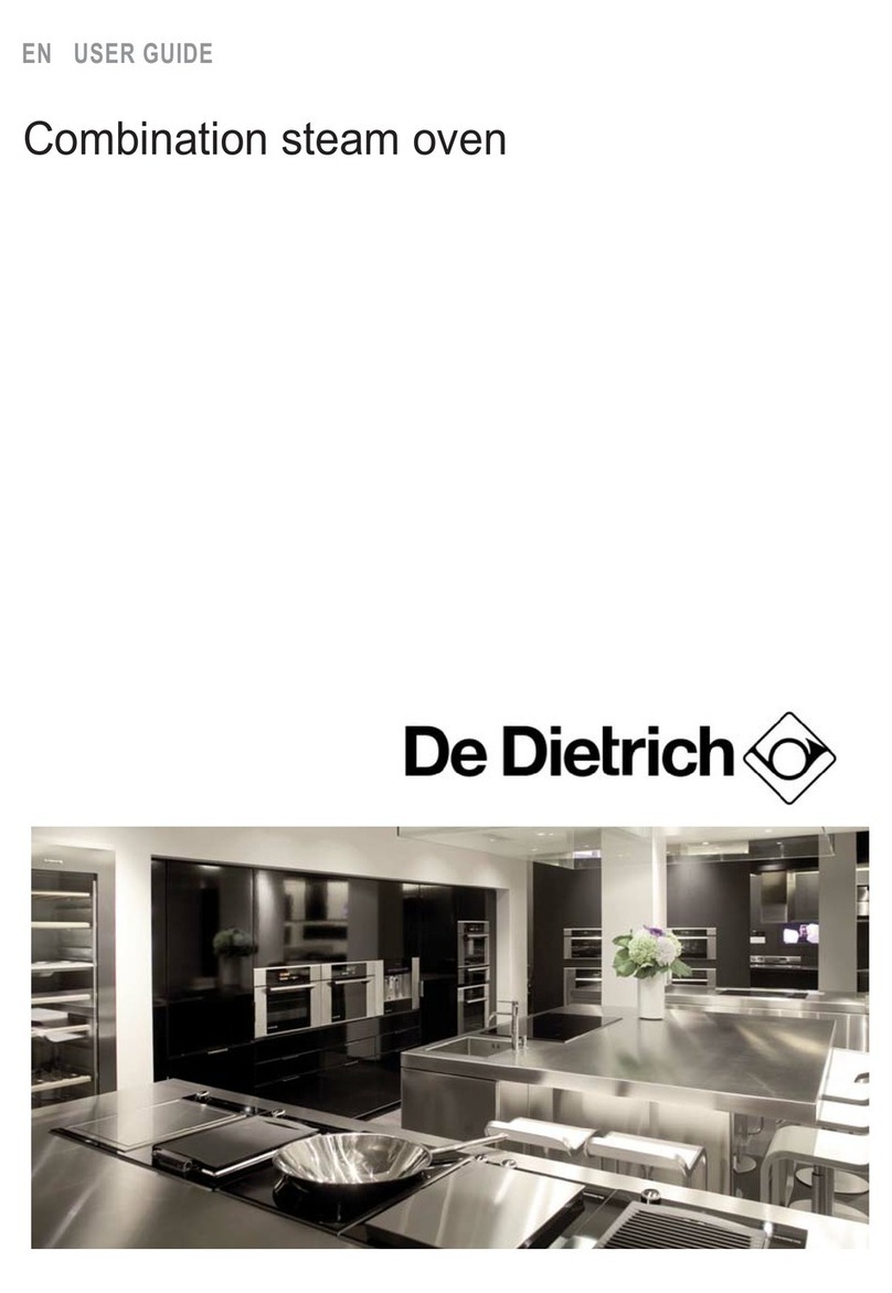 DeDietrich DOS1567X User manual
