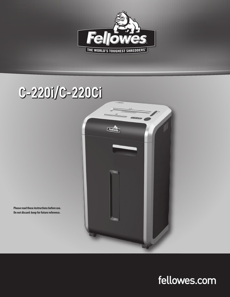 Fellowes C-220i SERIES manual
