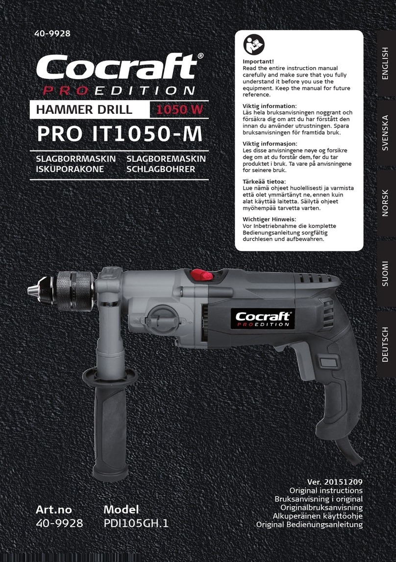 Cocraft PRO IT1050-M User manual