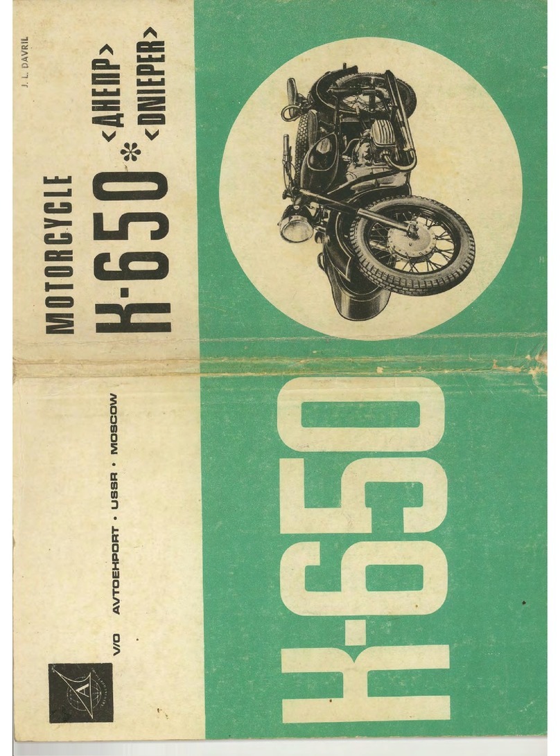 KMZ Dnieper K-650 owner's manual
