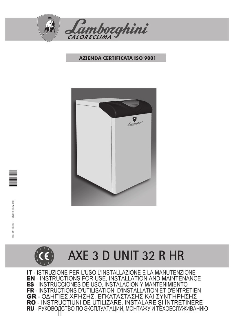 LAMBORGHINI AXE 3 D UNIT 32 R HR Instructions for use