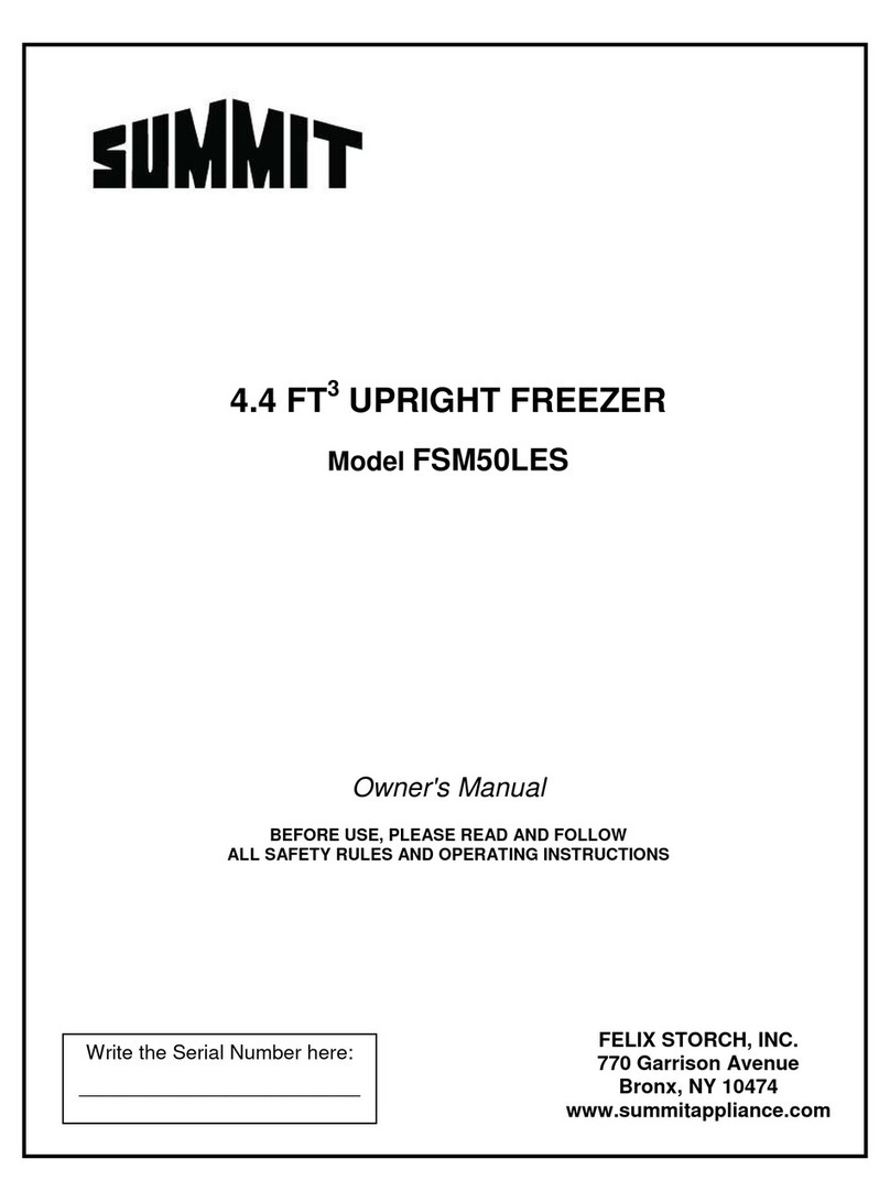 Summit FSM50LES owner's manual